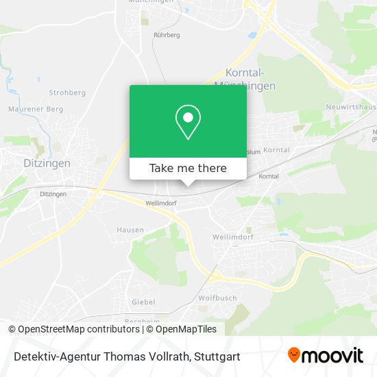 Detektiv-Agentur Thomas Vollrath map