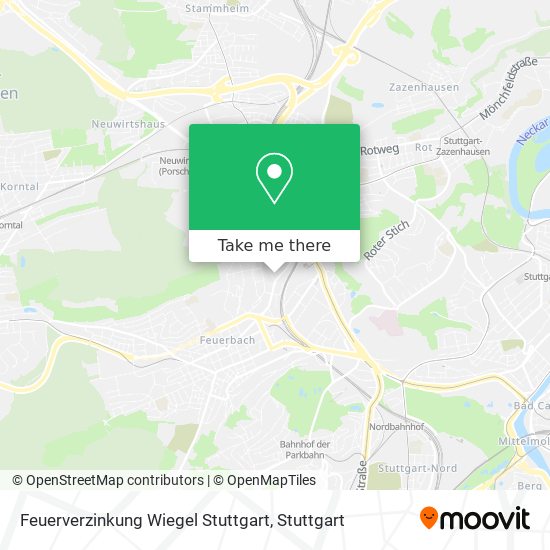 Feuerverzinkung Wiegel Stuttgart map