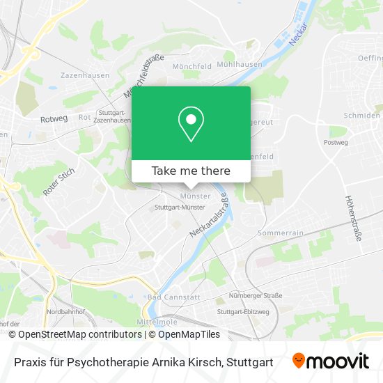 Praxis für Psychotherapie Arnika Kirsch map