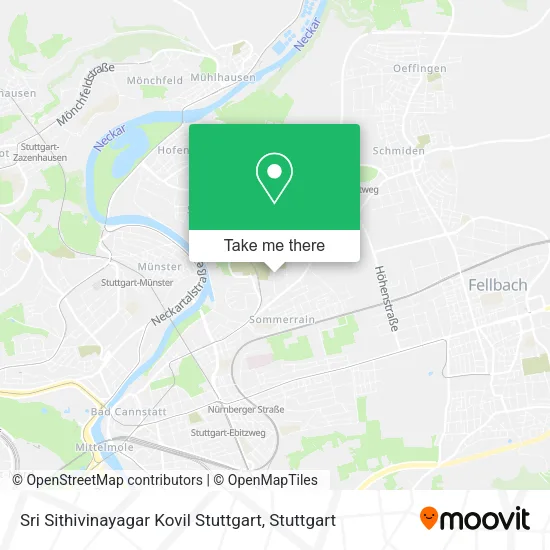 Карта Sri Sithivinayagar Kovil Stuttgart