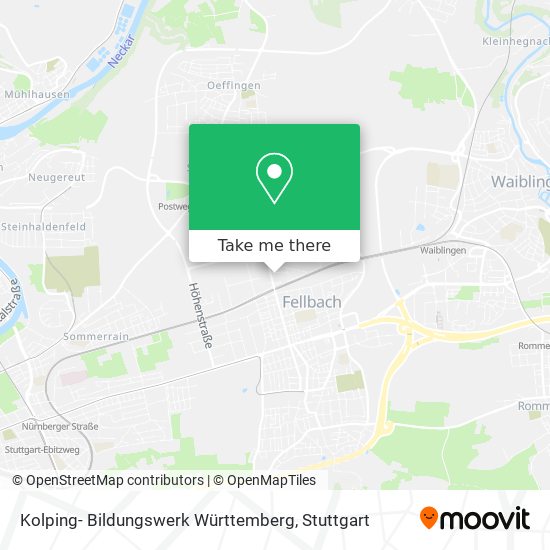 Kolping- Bildungswerk Württemberg map