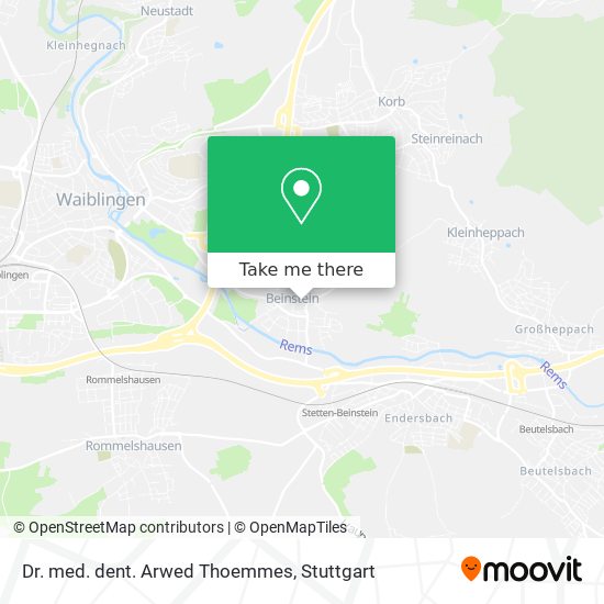Dr. med. dent. Arwed Thoemmes map