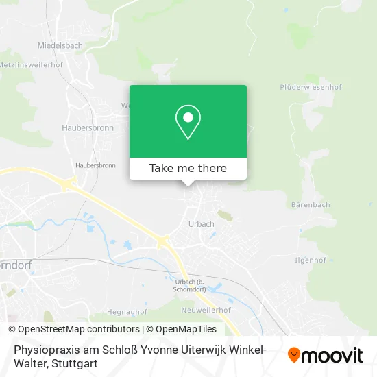 Карта Physiopraxis am Schloß Yvonne Uiterwijk Winkel-Walter