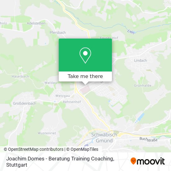 Карта Joachim Domes - Beratung Training Coaching