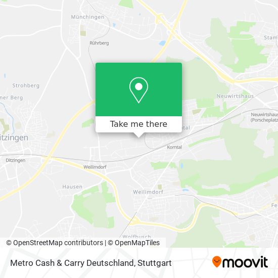 Metro Cash & Carry Deutschland map