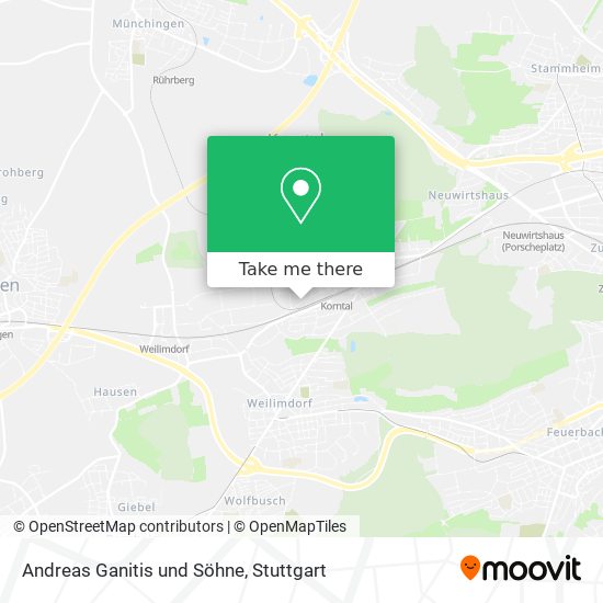 Andreas Ganitis und Söhne map