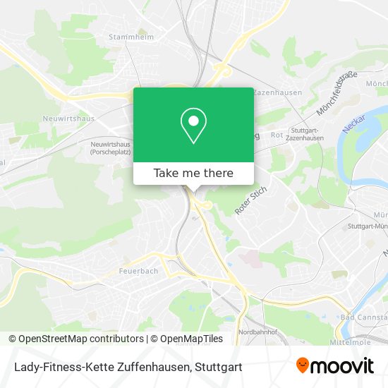 Lady-Fitness-Kette Zuffenhausen map