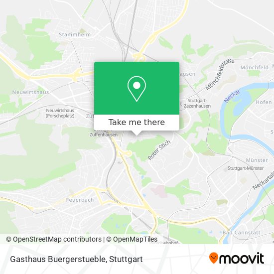 Gasthaus Buergerstueble map