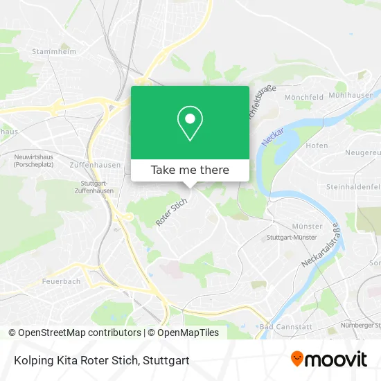 Карта Kolping Kita Roter Stich