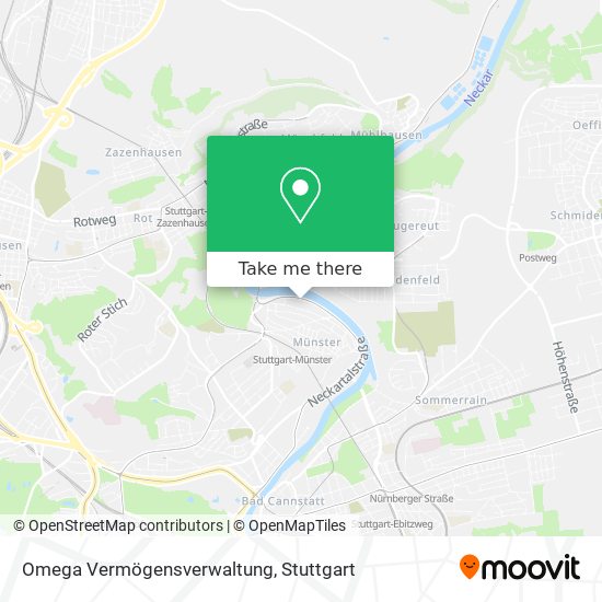 Omega Vermögensverwaltung map