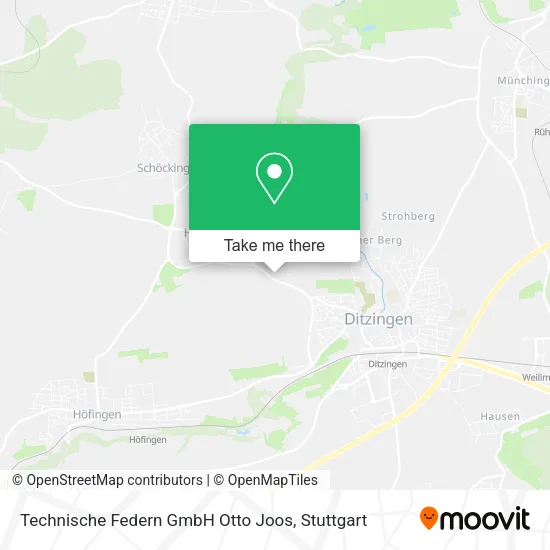 Карта Technische Federn GmbH Otto Joos