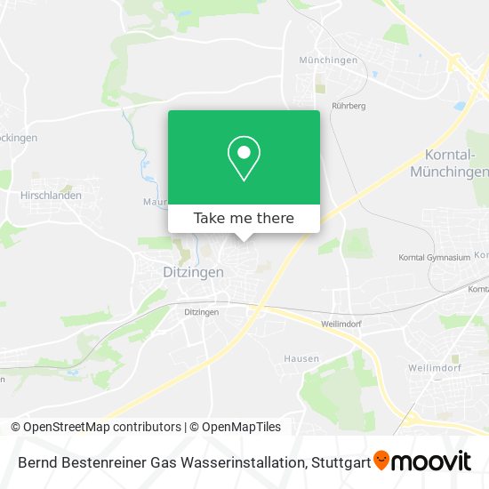 Bernd Bestenreiner Gas Wasserinstallation map