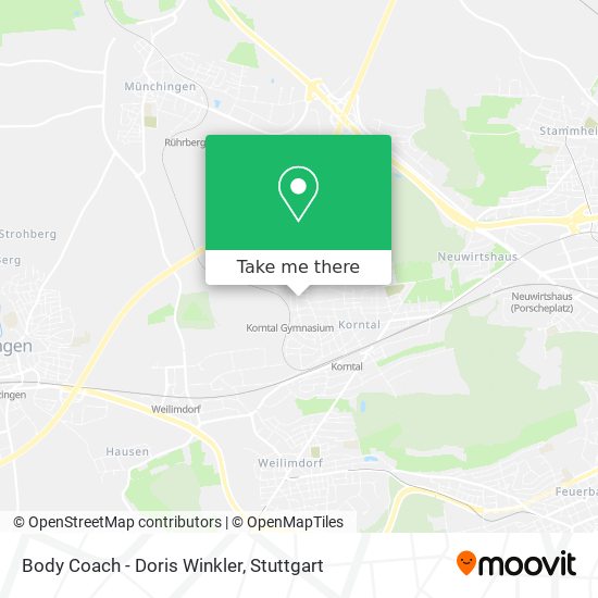 Body Coach - Doris Winkler map