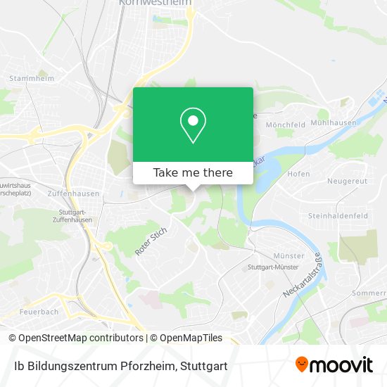 Ib Bildungszentrum Pforzheim map