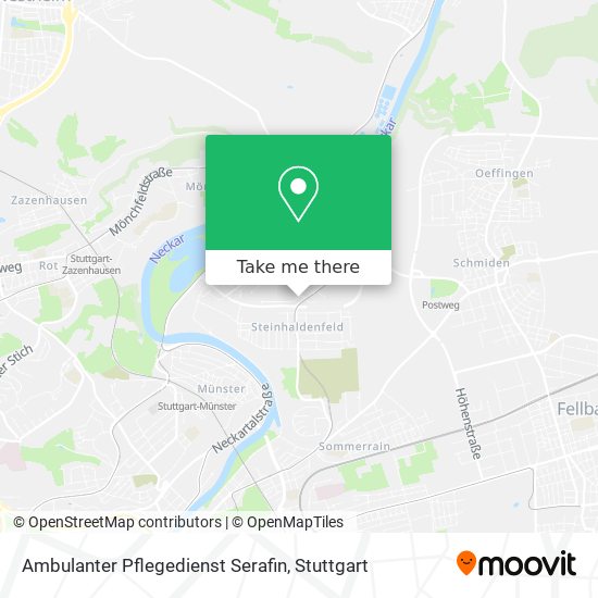 Ambulanter Pflegedienst Serafin map