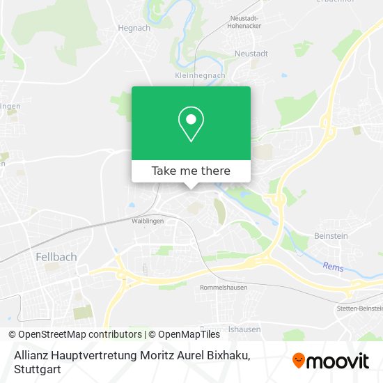 Allianz Hauptvertretung Moritz Aurel Bixhaku map