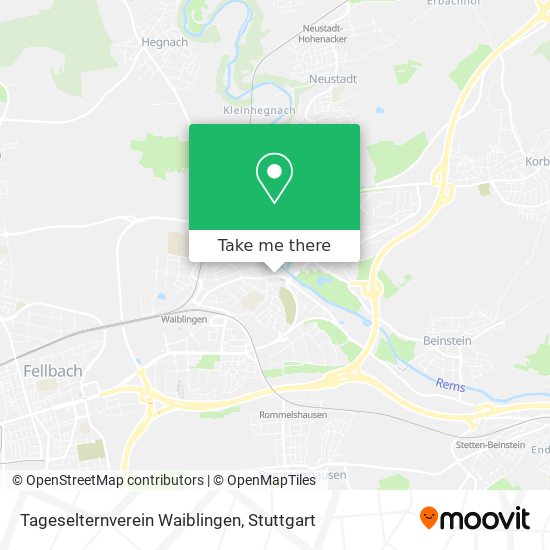 Tageselternverein Waiblingen map