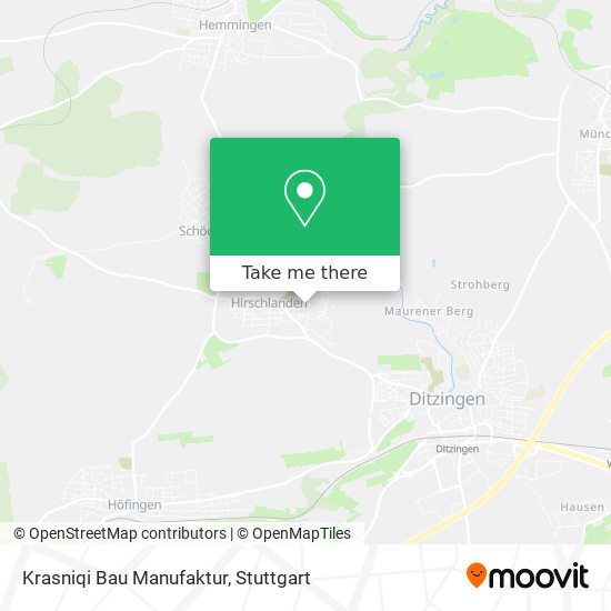 Krasniqi Bau Manufaktur map
