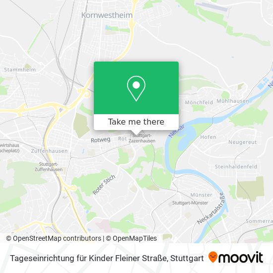 Карта Tageseinrichtung für Kinder Fleiner Straße