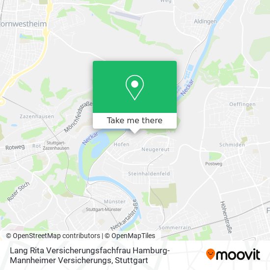 Lang Rita Versicherungsfachfrau Hamburg-Mannheimer Versicherungs map