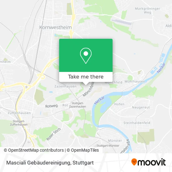 Карта Masciali Gebäudereinigung