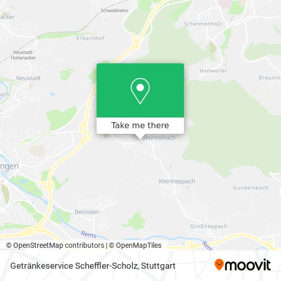 Карта Getränkeservice Scheffler-Scholz