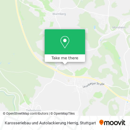 Karosseriebau und Autolackierung Herrig map