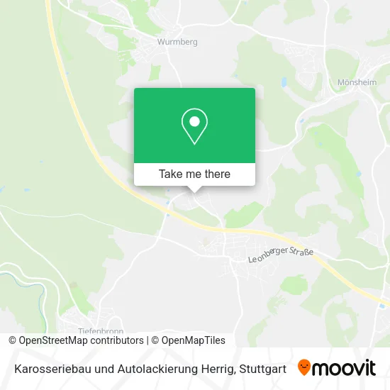 Карта Karosseriebau und Autolackierung Herrig