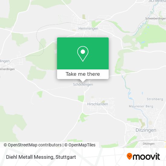 Diehl Metall Messing map