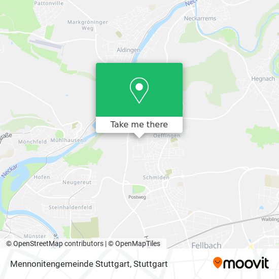 Карта Mennonitengemeinde Stuttgart