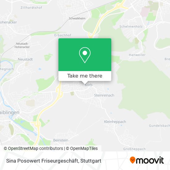 Sina Posowert Friseurgeschäft map