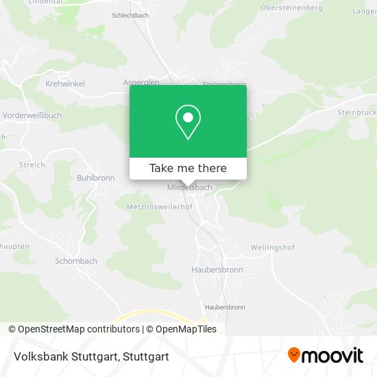 Volksbank Stuttgart map