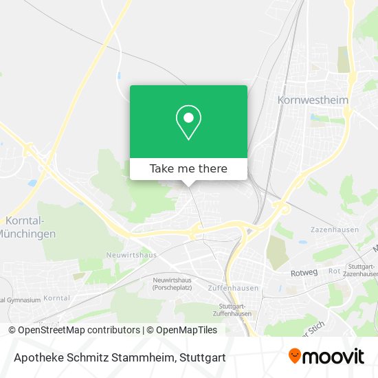 Apotheke Schmitz Stammheim map