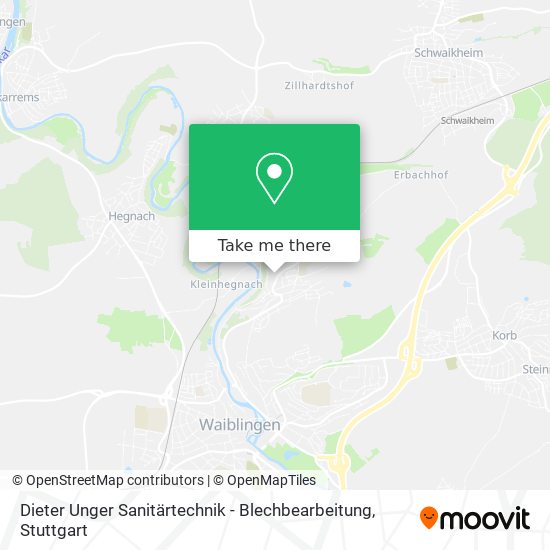 Dieter Unger Sanitärtechnik - Blechbearbeitung map