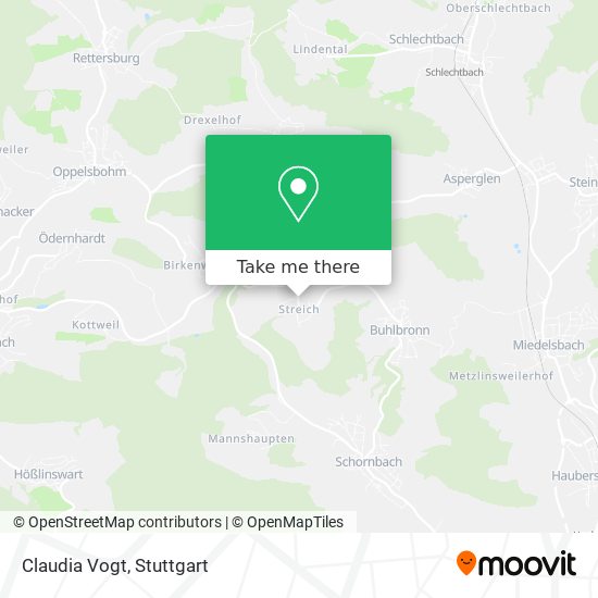 Claudia Vogt map