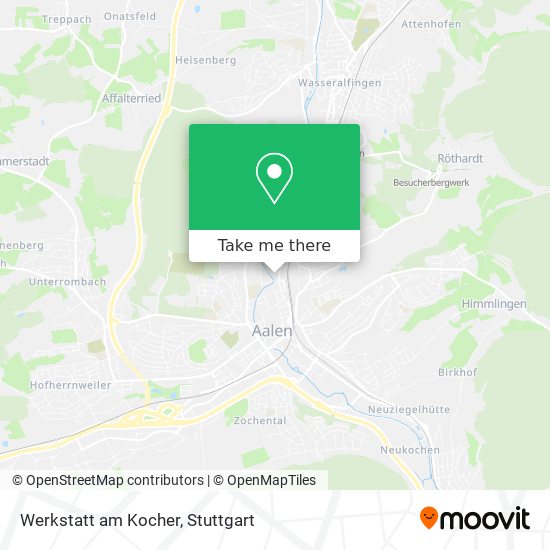 Карта Werkstatt am Kocher