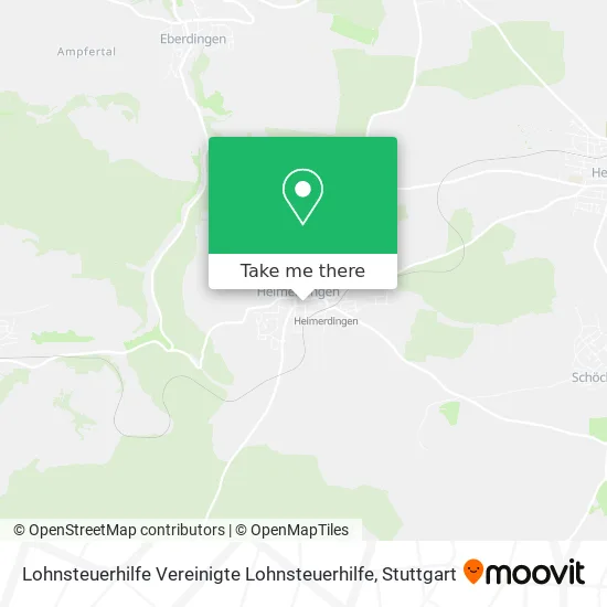 Карта Lohnsteuerhilfe Vereinigte Lohnsteuerhilfe