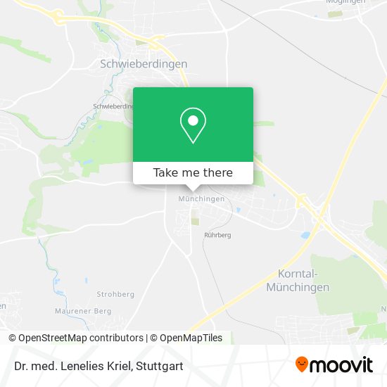 Dr. med. Lenelies Kriel map