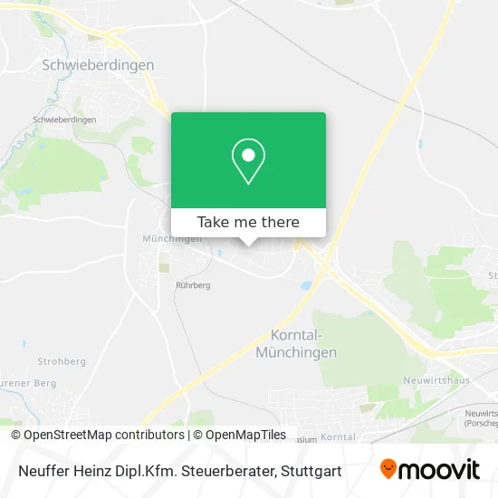 Карта Neuffer Heinz Dipl.Kfm. Steuerberater