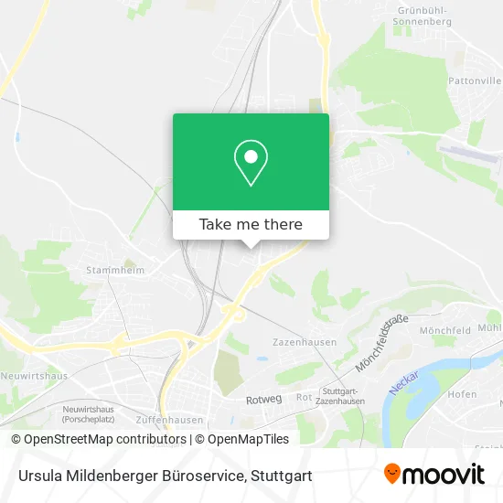 Карта Ursula Mildenberger Büroservice