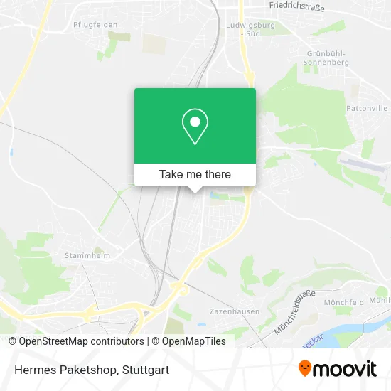 Карта Hermes Paketshop