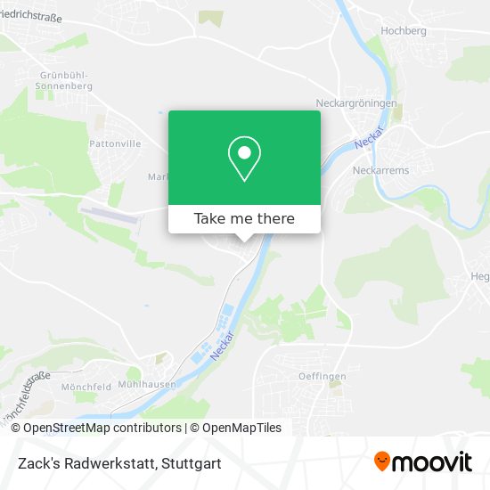 Zack's Radwerkstatt map