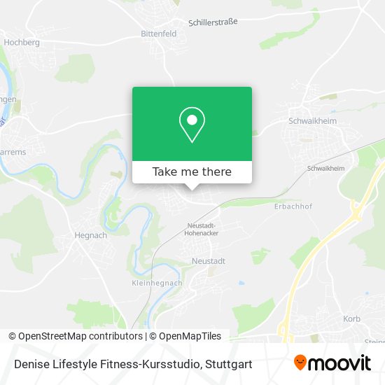 Denise Lifestyle Fitness-Kursstudio map