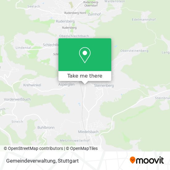 Gemeindeverwaltung map