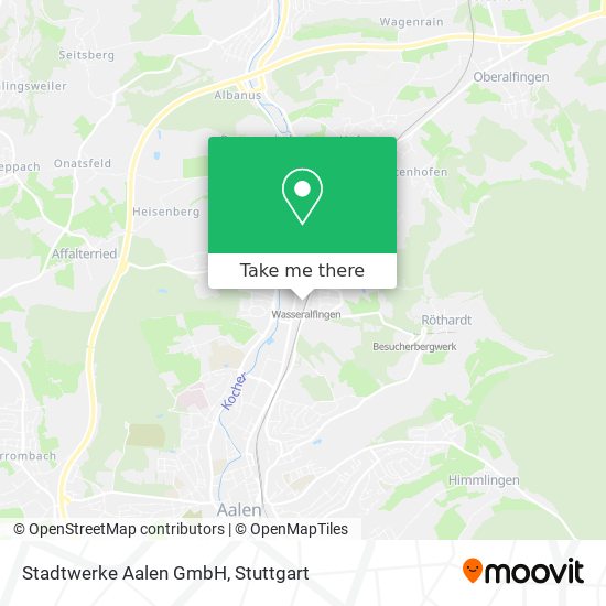 Stadtwerke Aalen GmbH map
