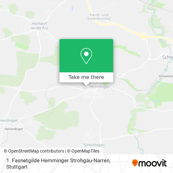 Карта 1. Fasnetgilde Hemminger Strohgäu-Narren