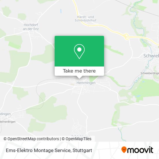 Ems-Elektro Montage Service map
