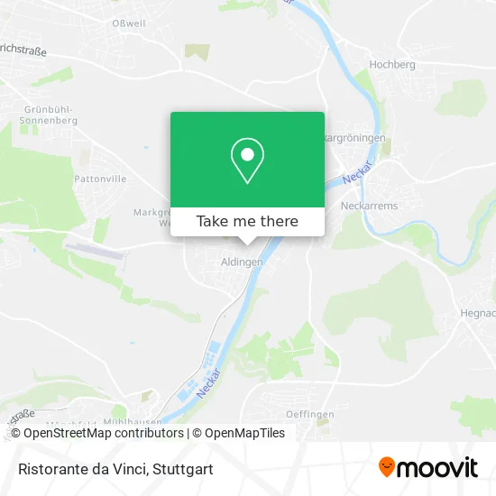 Карта Ristorante da Vinci