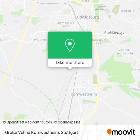 Große Vehne Kornwestheim map