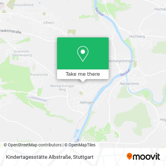Карта Kindertagesstätte Albstraße
